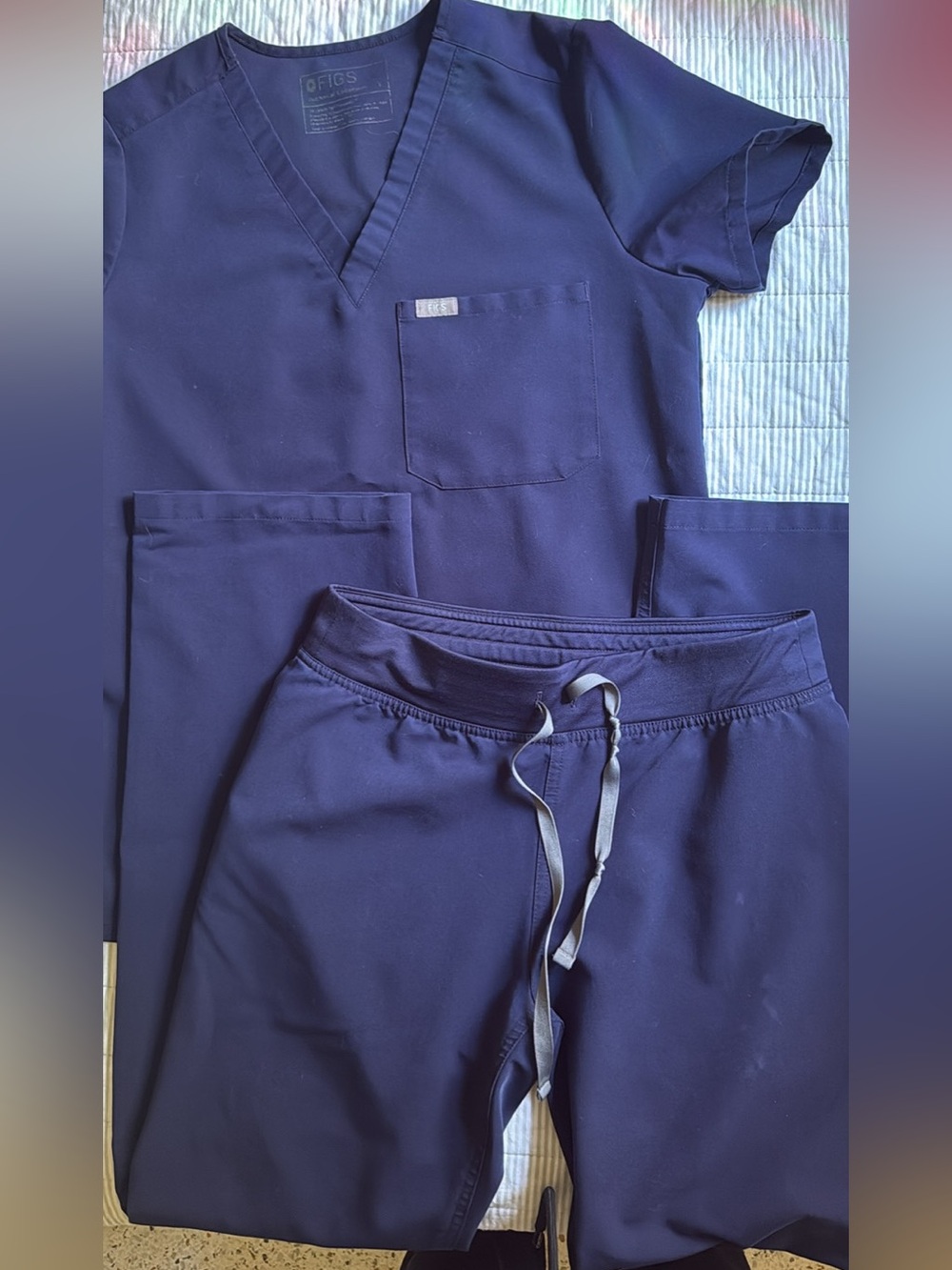 FIGS Navy blue pair Size S
